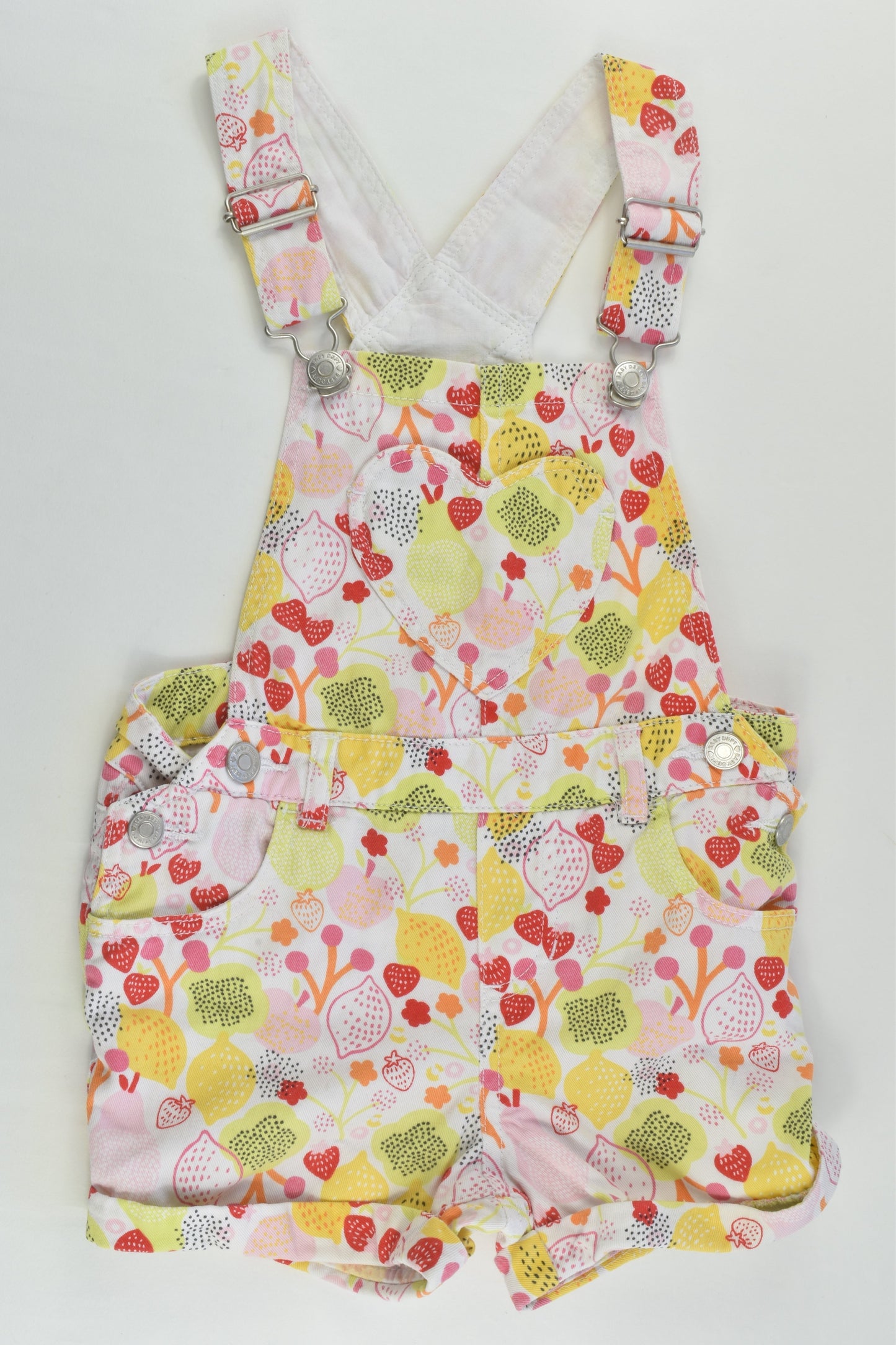 H&M Size 1 (86 cm) Fruit Short Overalls