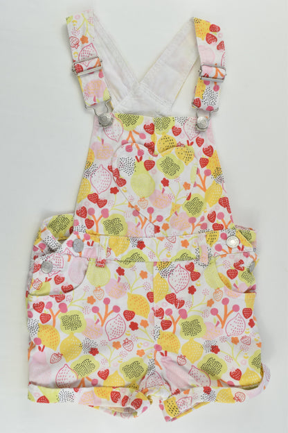 H&M Size 1 (86 cm) Fruit Short Overalls