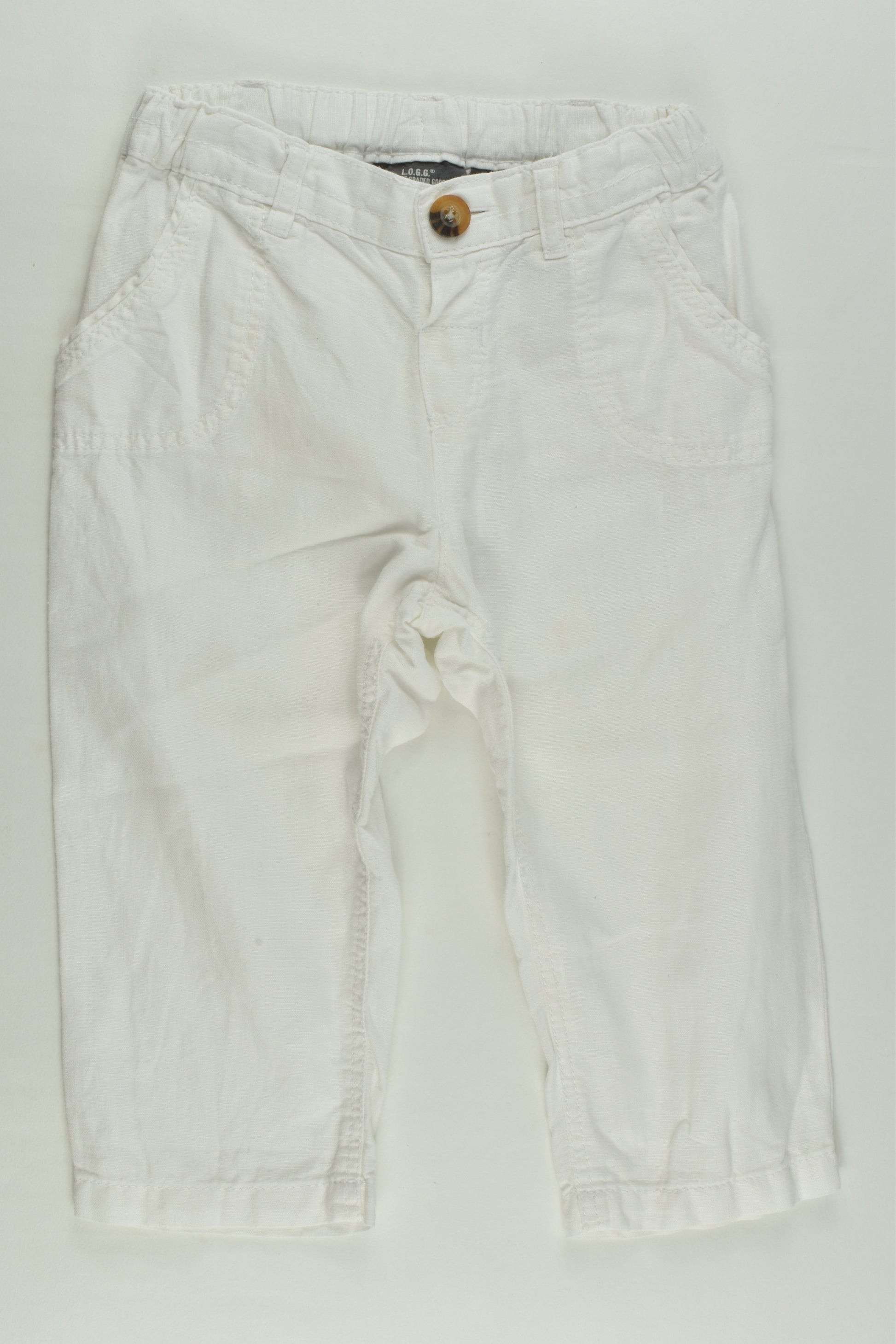 H&M Size 1 (86 cm) Linen/Cotton Pants