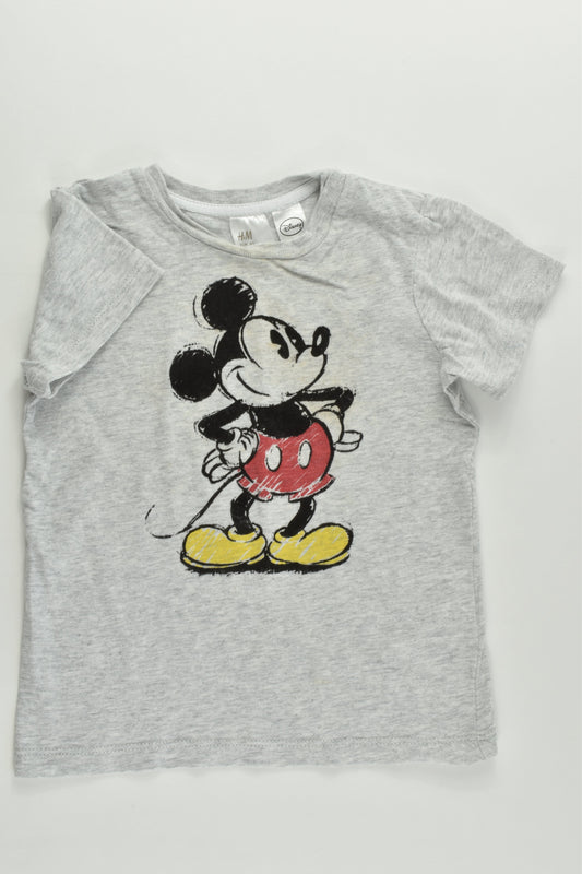 H&M Size 1 (9-12 months, 80 cm) Mickey Mouse T-shirt