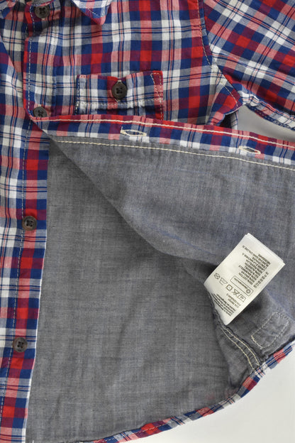 H&M Size 1 Checked Collared Shirt