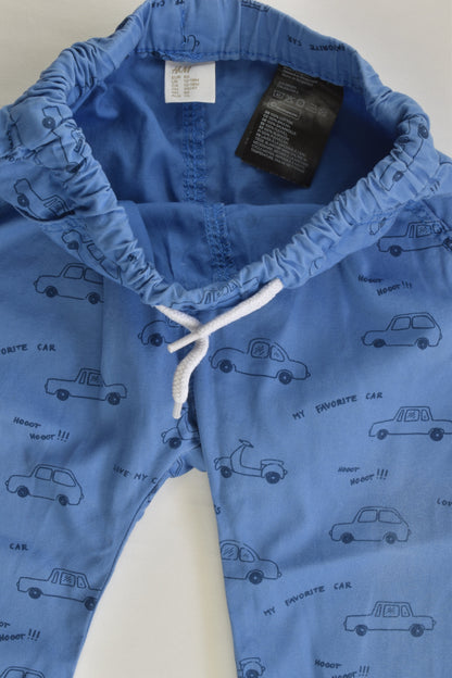 H&M Size 1 'Love My Cars' Pants