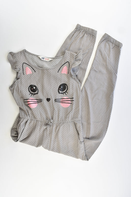 H&M Size 10 (140 cm) Cat Playsuit