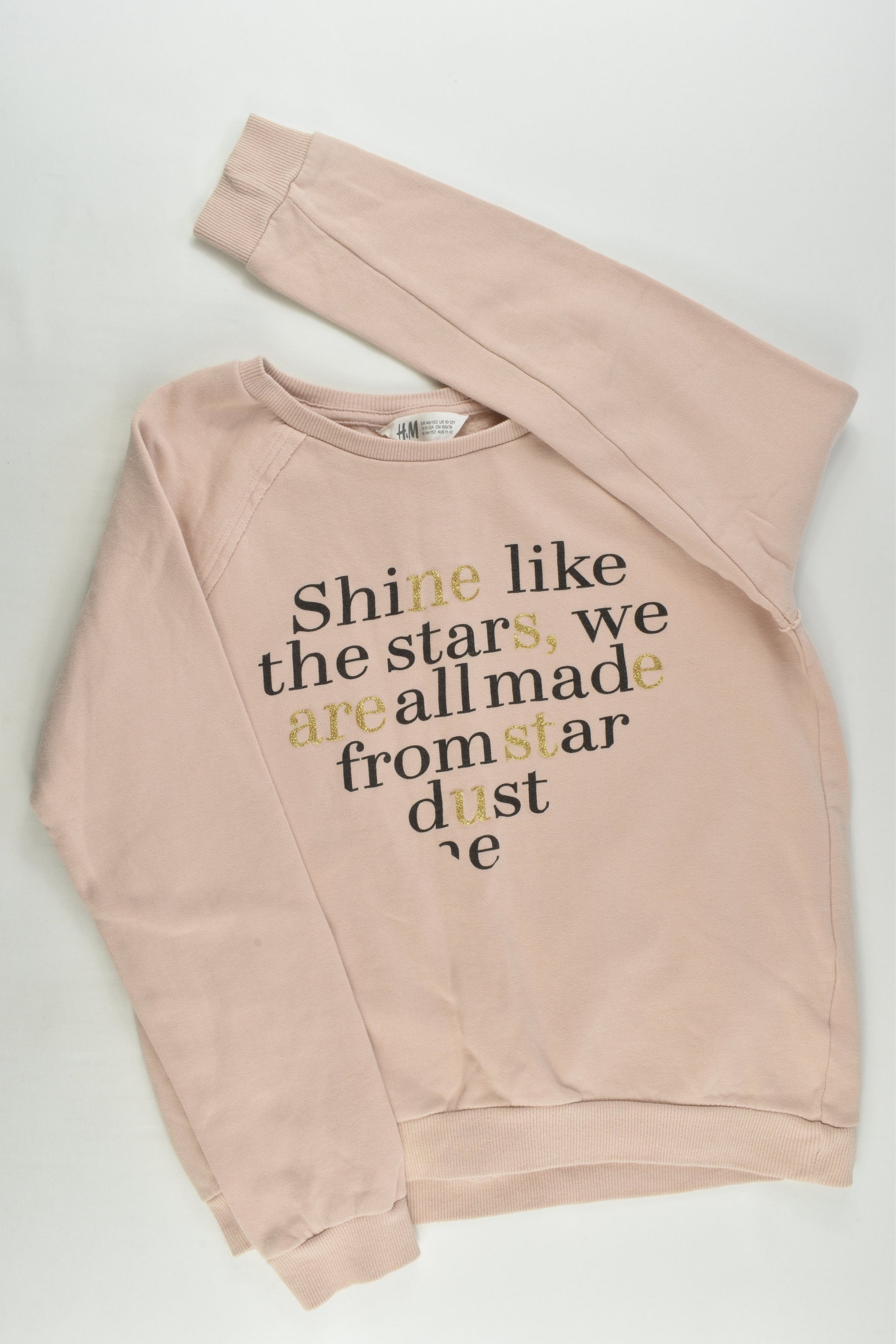 H&M Size 11-12 'Shine Like The Stars' Sweater