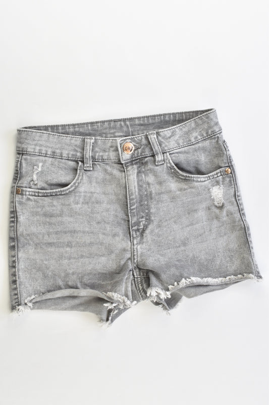 H&M Size 11 (146 cm) Lightweight Stretchy Denim Shorts