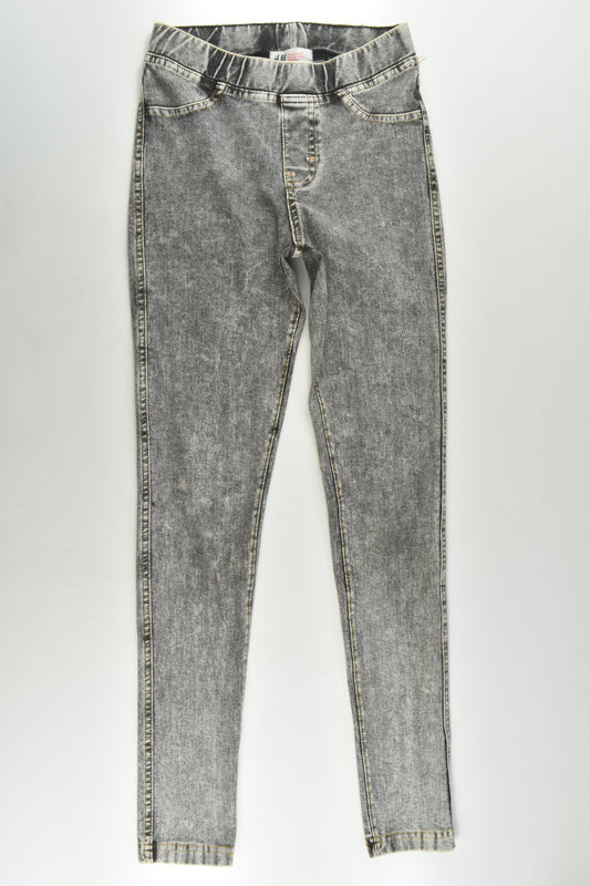 H&M Size 11 (146 cm) Skinny Acid Wash Jeggings