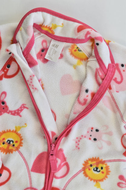 H&M Size 12-18 months (1) Animals Fleece Jumper