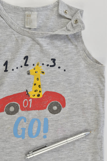 H&M Size 2 (92 cm) Animals and Cars 2 Tank Tops and Shorts