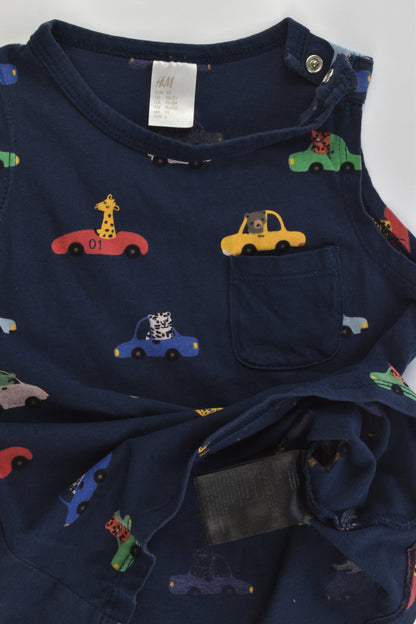H&M Size 2 (92 cm) Animals and Cars 2 Tank Tops and Shorts