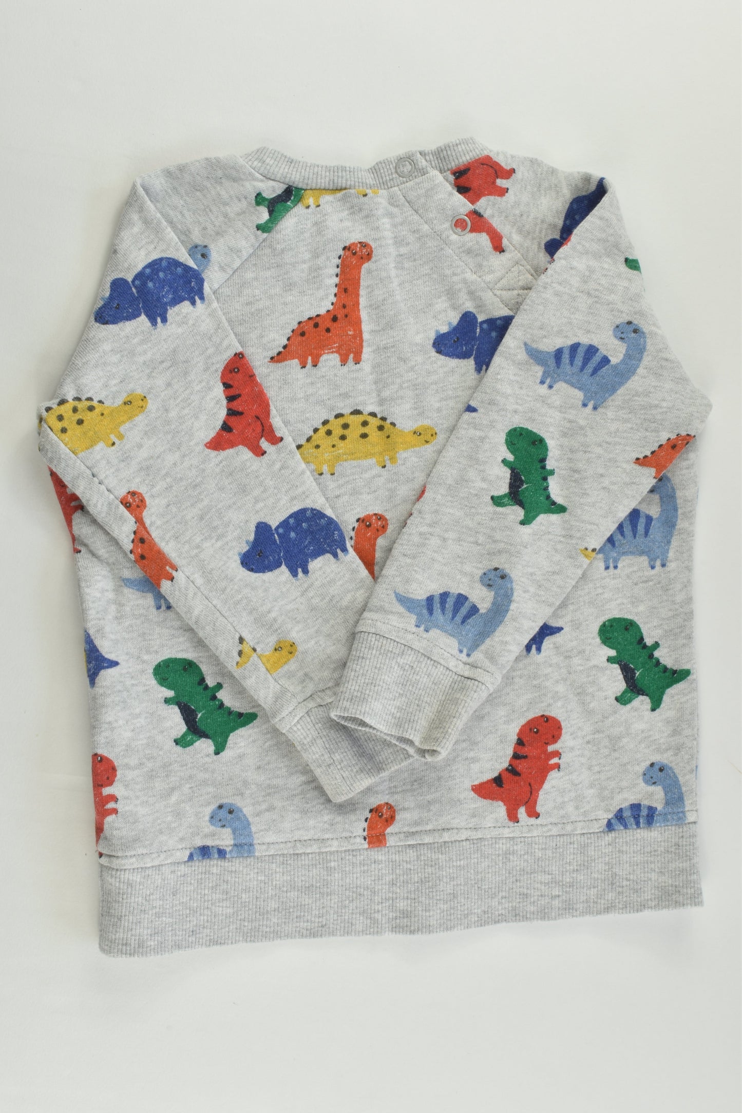 H&M Size 2 (92 cm) Colorful Dinosaurs Sweater