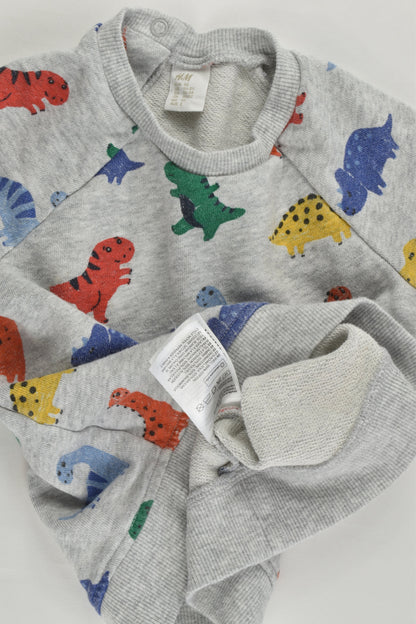 H&M Size 2 (92 cm) Friendly Dinosaurs Sweater