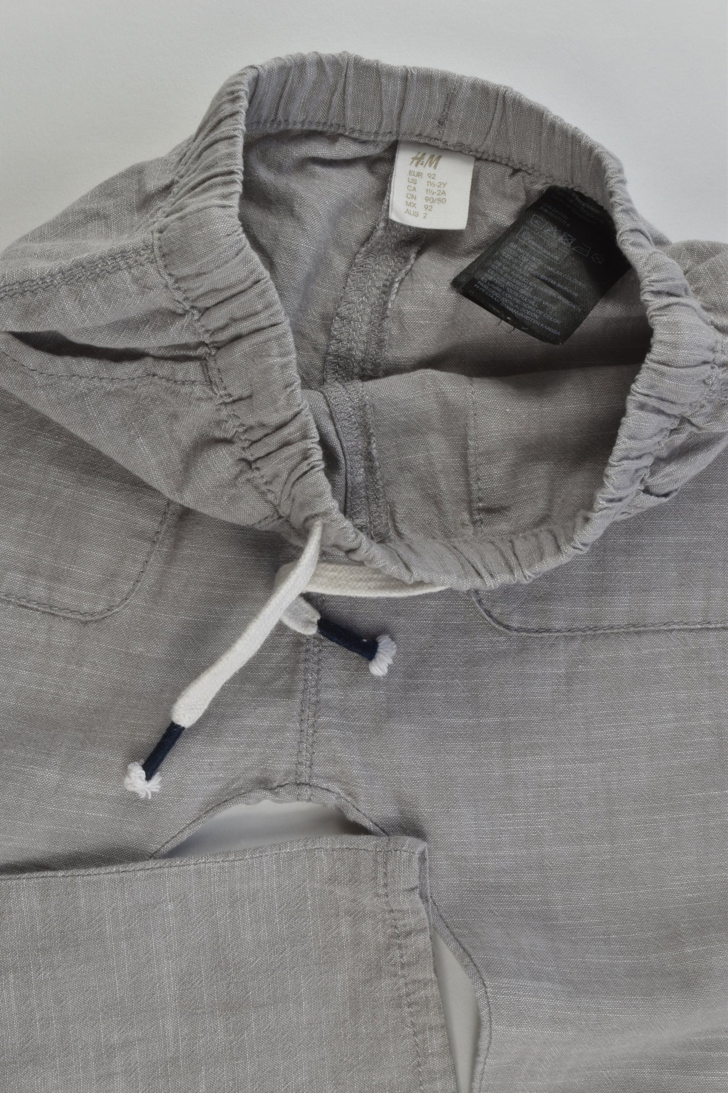 H&M Size 2 (92 cm) Linen-like Pants