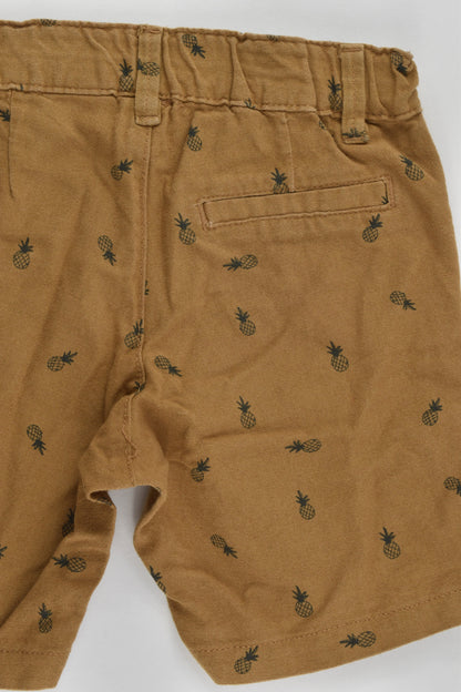 H&M Size 2 (92 cm) Pineapples Lightweight Shorts