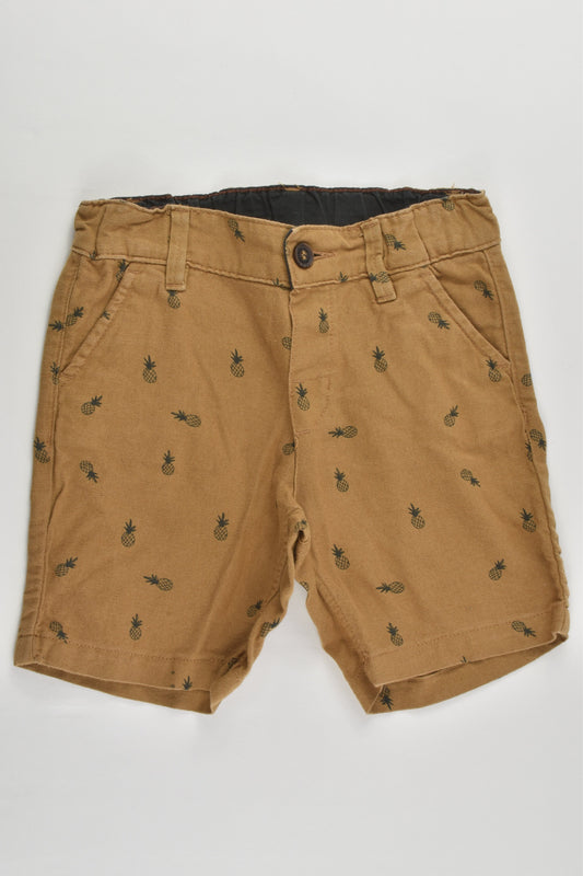 H&M Size 2 (92 cm) Pineapples Lightweight Shorts