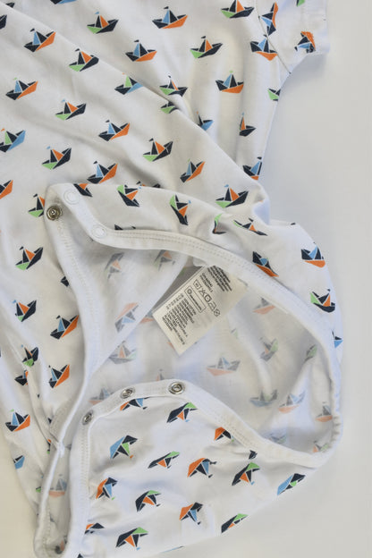 H&M Size 2 (92 cm) Sailboats Bodysuit