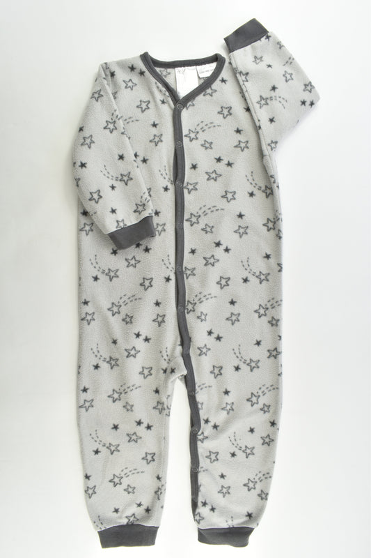 H&M Size 2 Stars Fleece Onesie