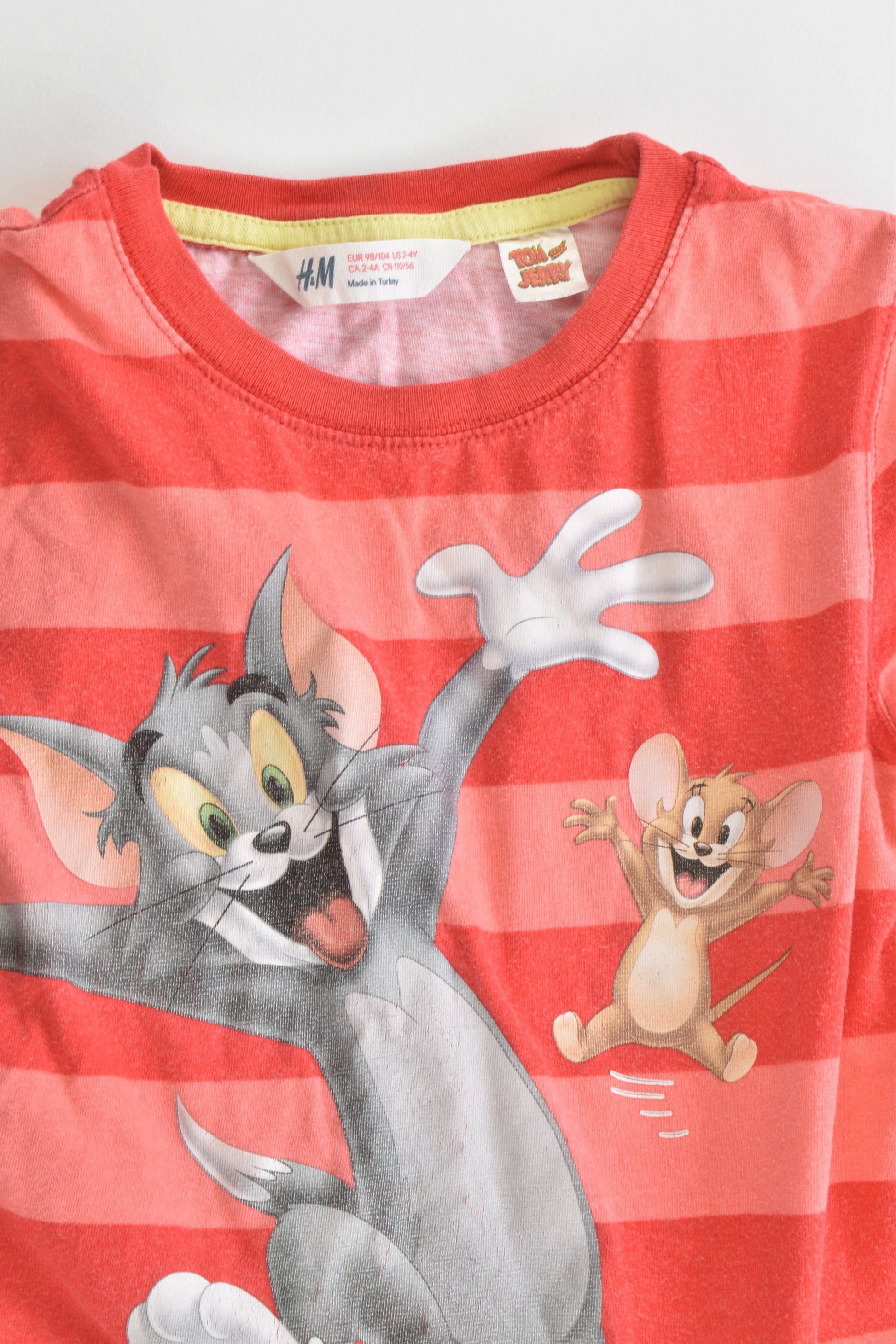 H&M Size 3-4 (98/104 cm) Tom and Jerry T-shirt