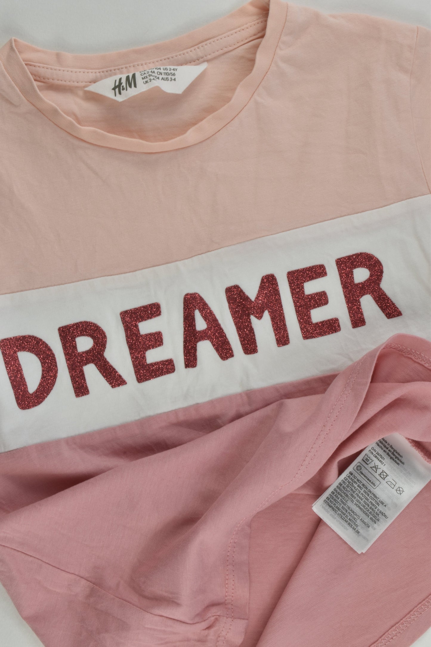 H&M Size 3-4 'Dreamer' T-shirt