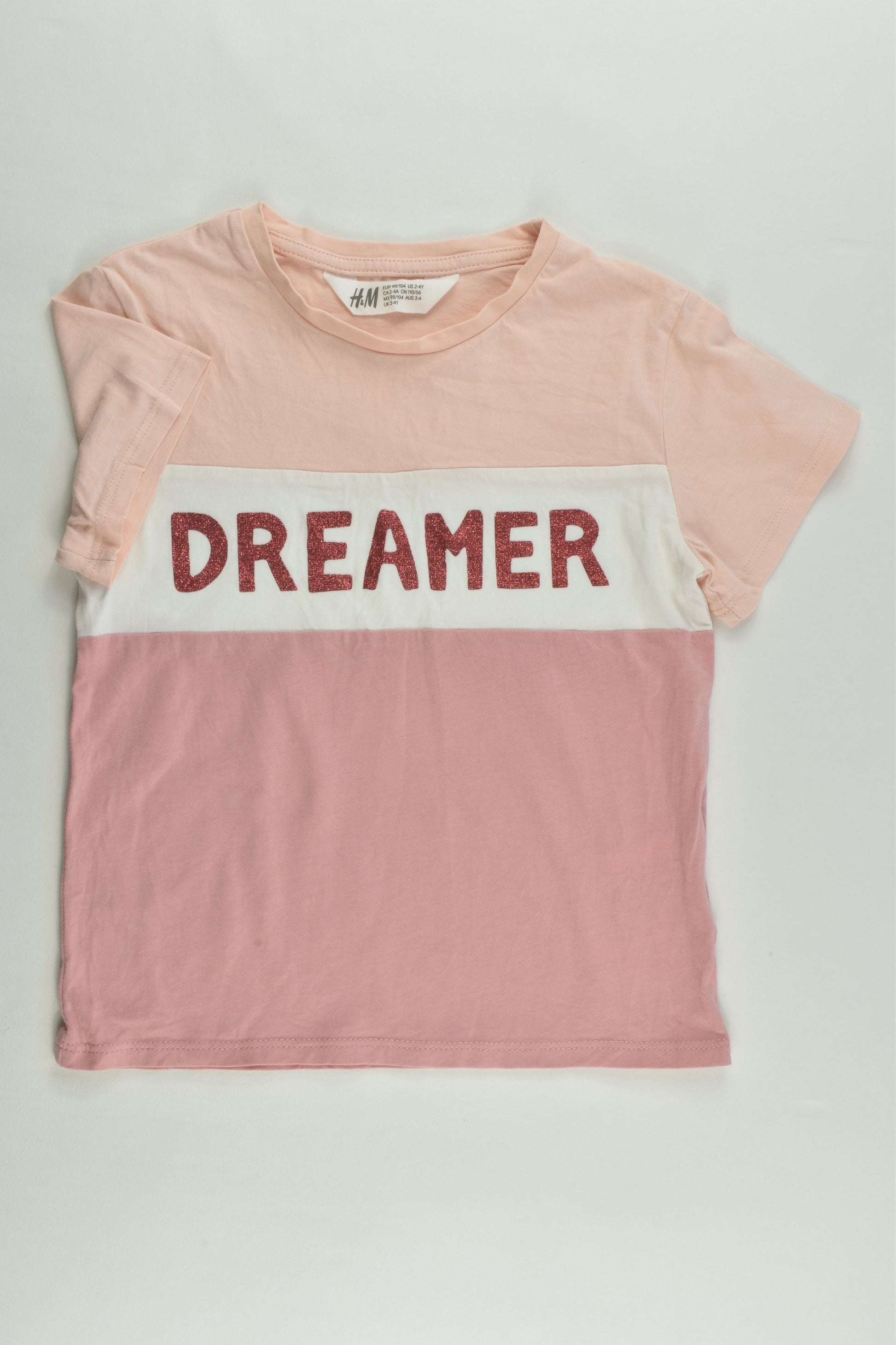 H&M Size 3-4 'Dreamer' T-shirt