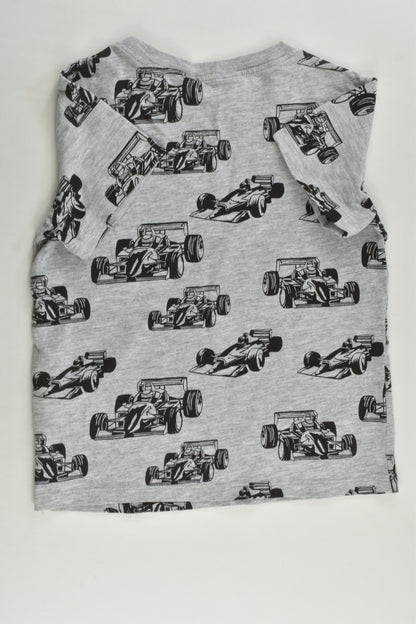 H&M Size 3-4 Racing Car T-shirt