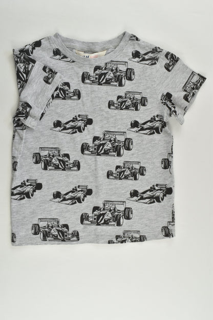 H&M Size 3-4 Racing Car T-shirt