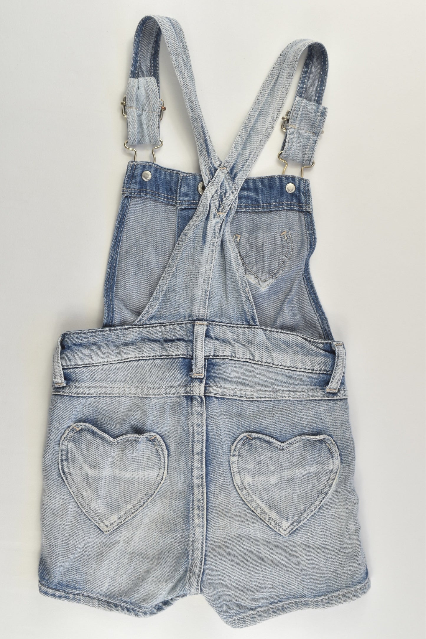 H&M Size 3 (98 cm) Denim Short Overalls