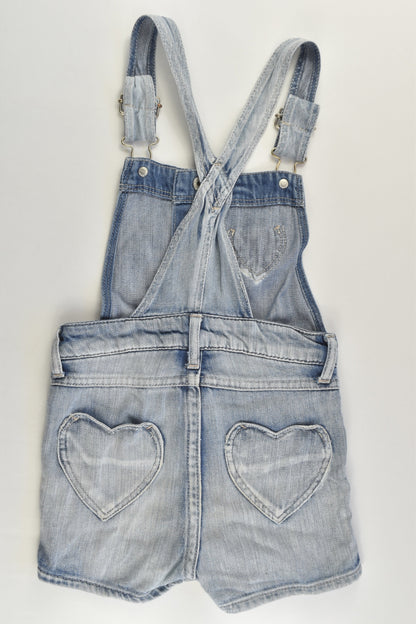 H&M Size 3 (98 cm) Denim Short Overalls