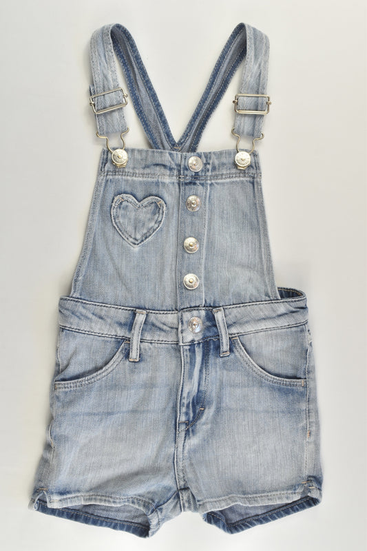 H&M Size 3 (98 cm) Denim Short Overalls