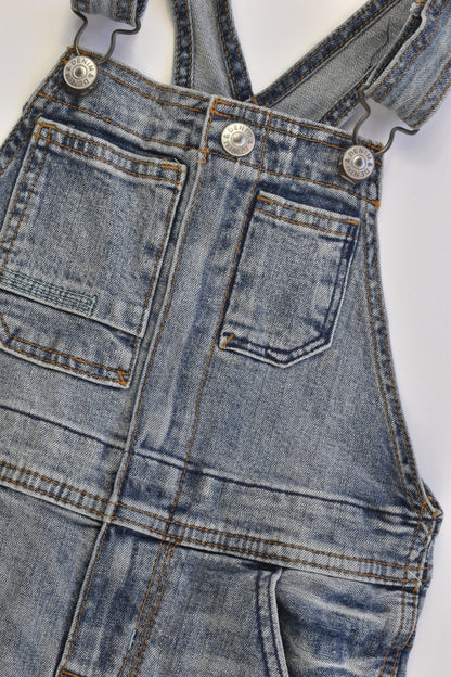 H&M Size 3 Stretchy Denim Overalls