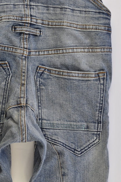 H&M Size 3 Stretchy Denim Overalls
