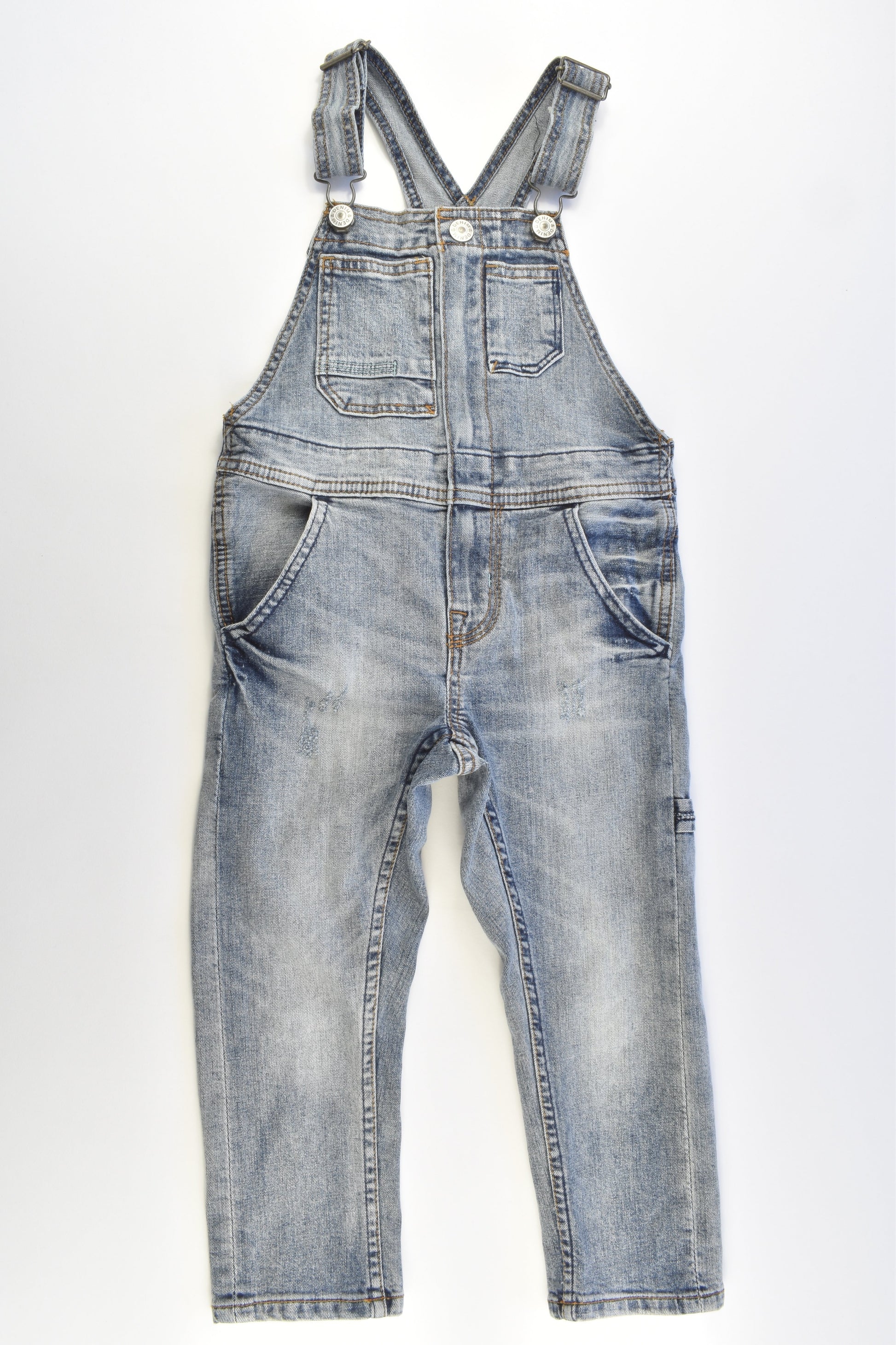 H&M Size 3 Stretchy Denim Overalls