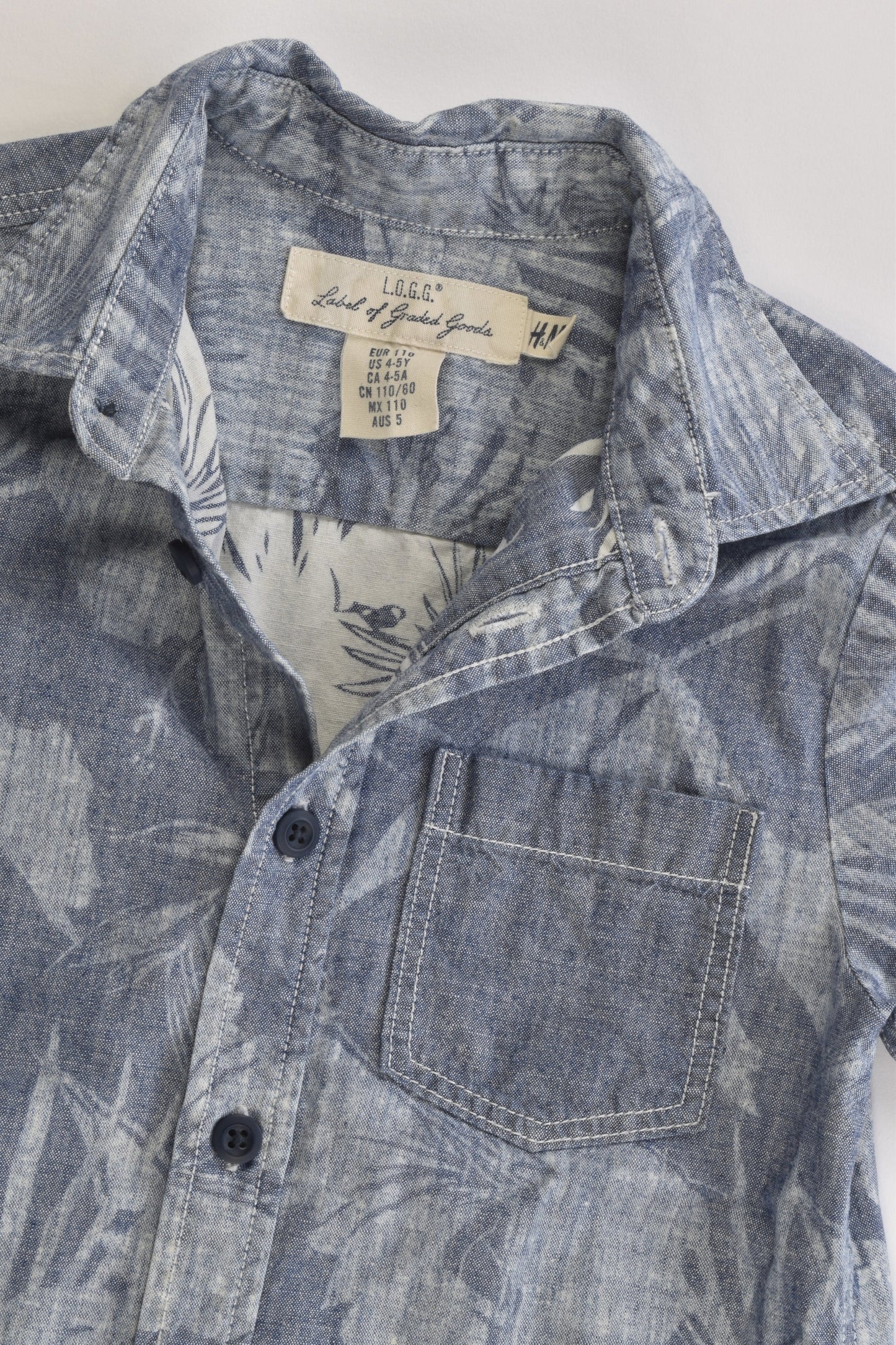 H&M Size 5 (110 cm) Casual Shirt