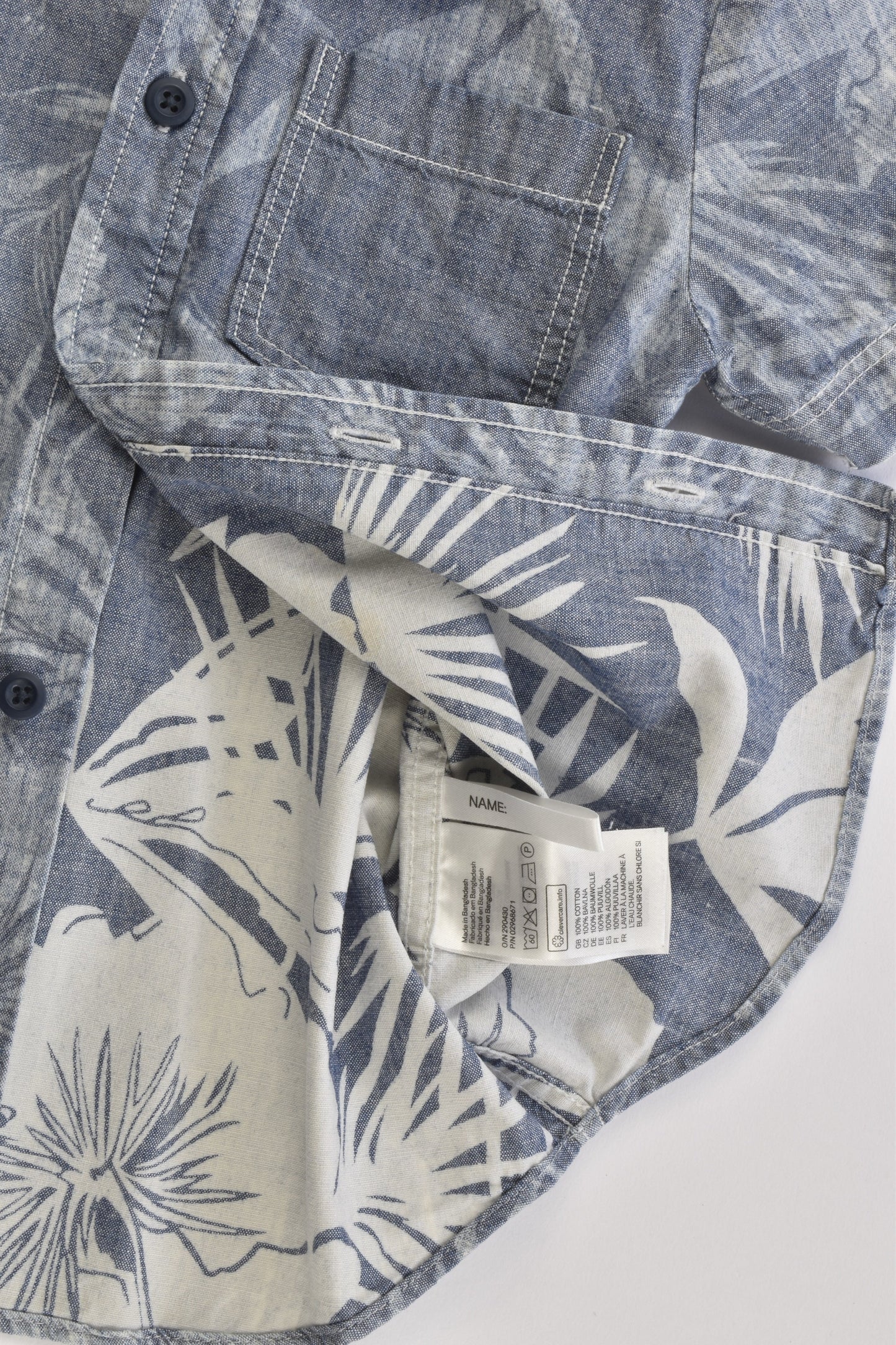 H&M Size 5 (110 cm) Casual Shirt