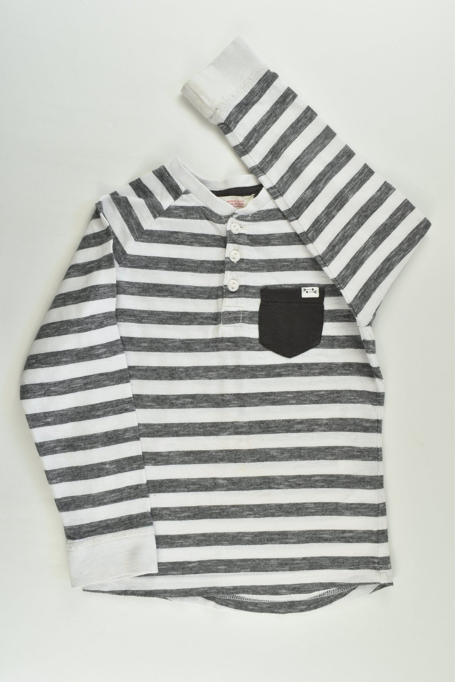 H&M Size 5-6 (110/116 cm) Striped Top