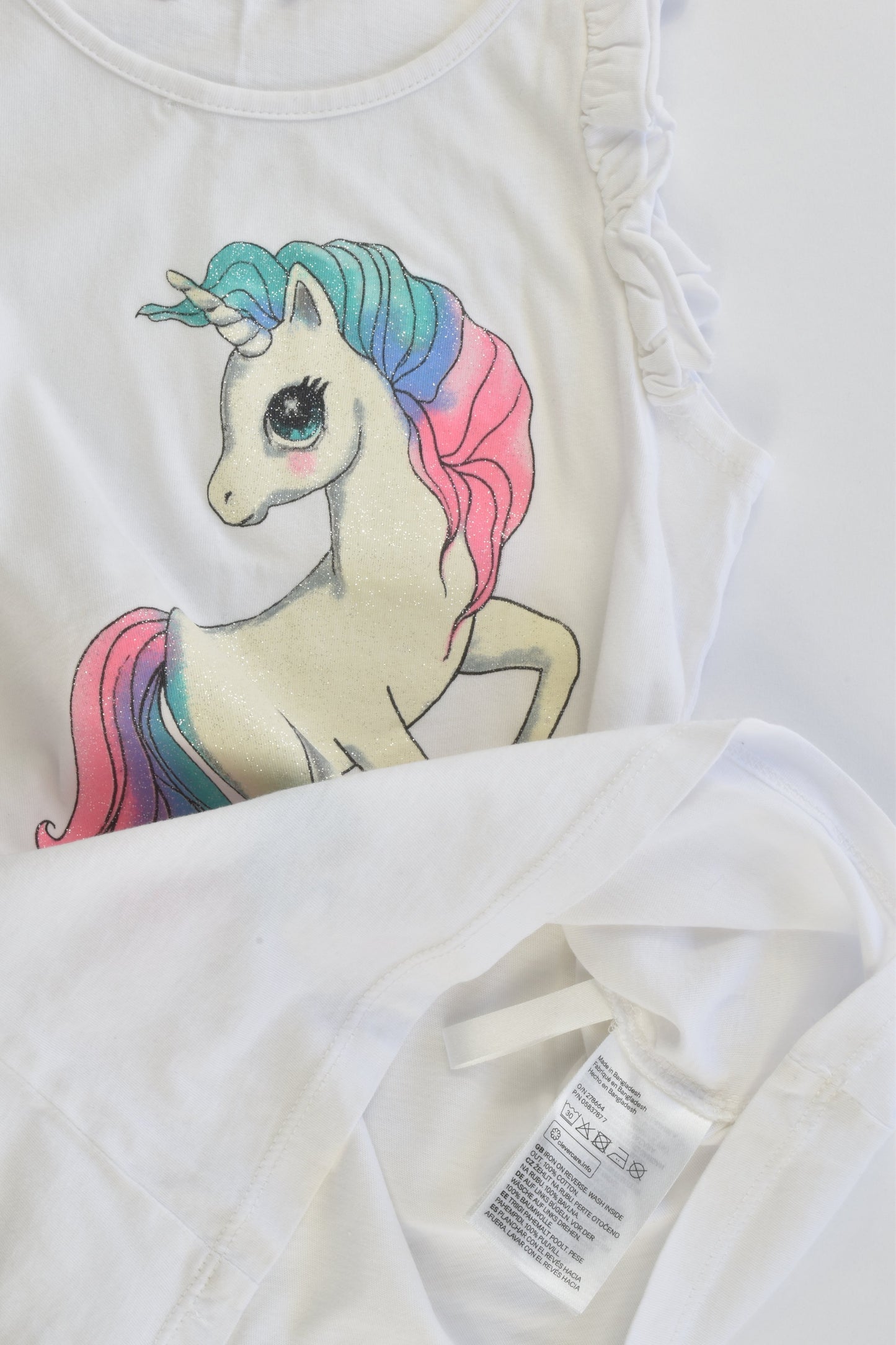 H&M Size 5-6 (110/116 cm) Unicorn T-shirt