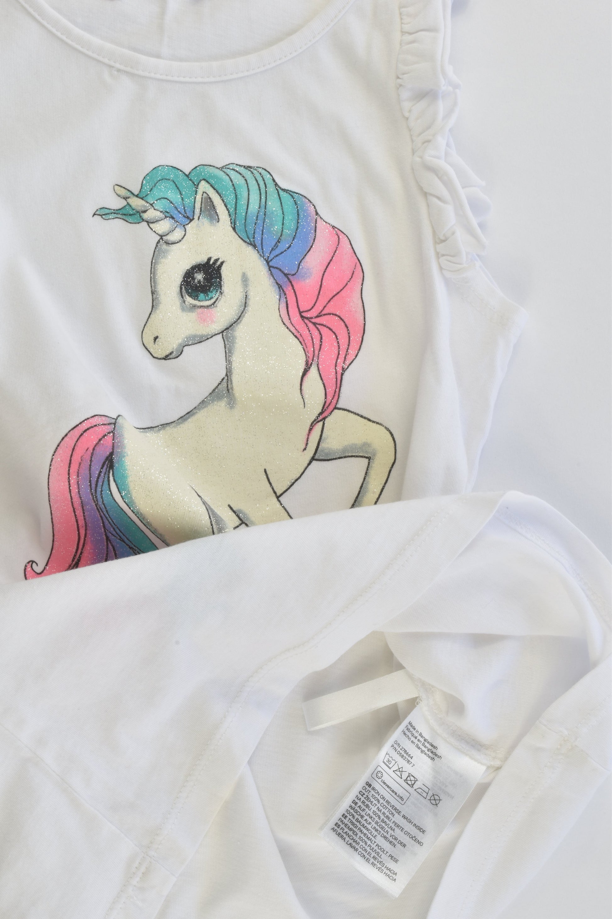 H&M Size 5-6 (110/116 cm) Unicorn T-shirt
