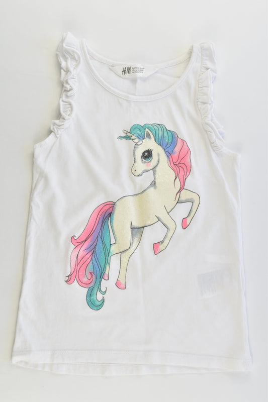 H&M Size 5-6 (110/116 cm) Unicorn T-shirt