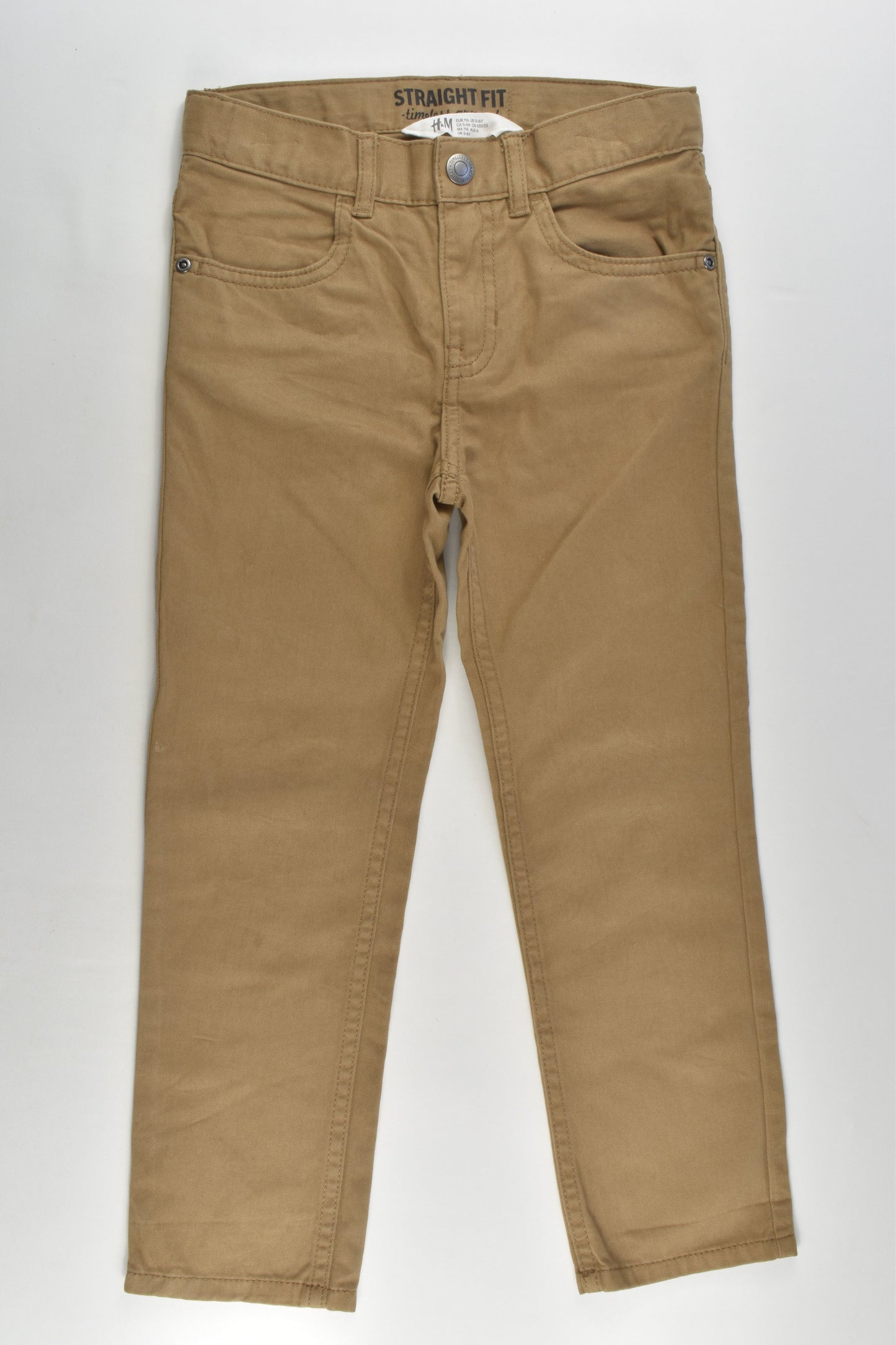 H&M Size 5-6 (116 cm) Straight Fit Pants