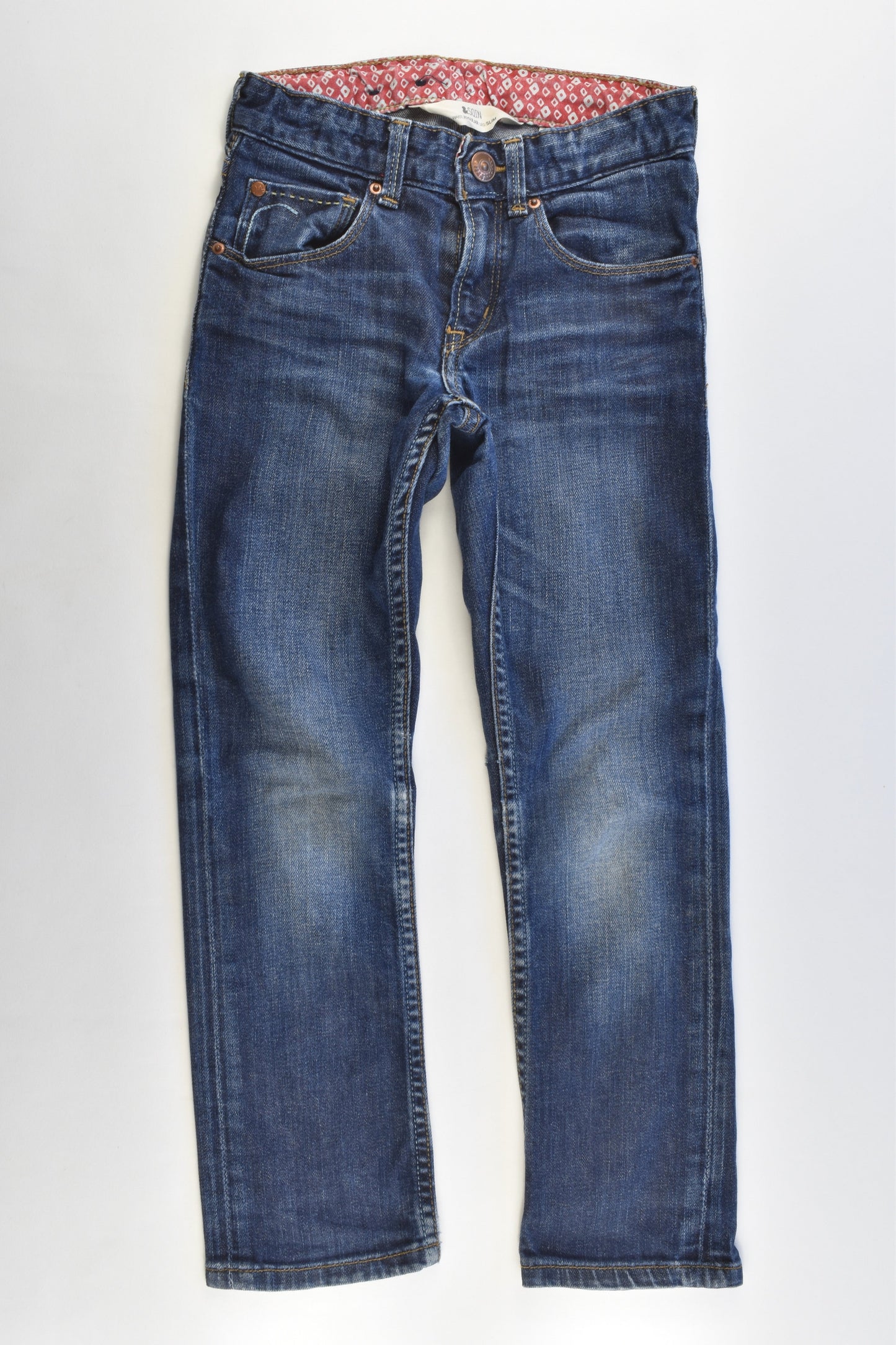 H&M Size 5-6 (116 cm) Stretchy Regular Waist, Slim Leg Denim Pants
