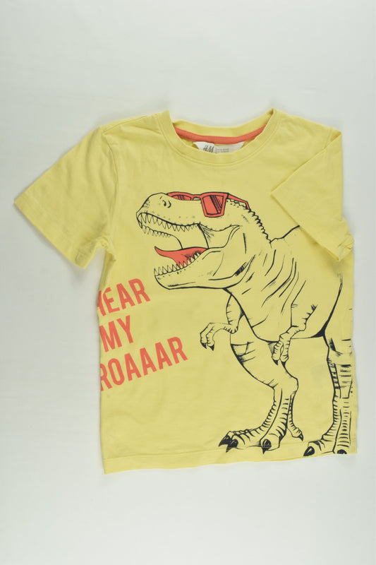 H&M Size 5-6 T-Rex 'Hear My Roaaar' T-shirt