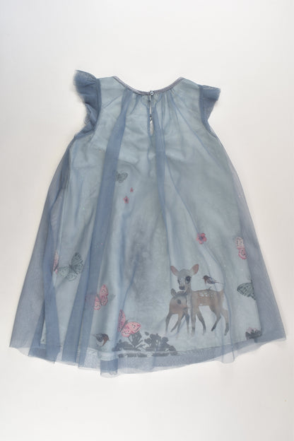 H&M Size 6 (116 cm) Deer, Birds and Butterflies Dress