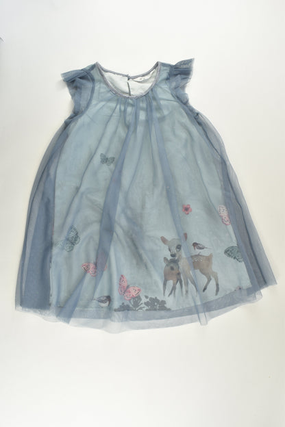H&M Size 6 (116 cm) Deer, Birds and Butterflies Dress