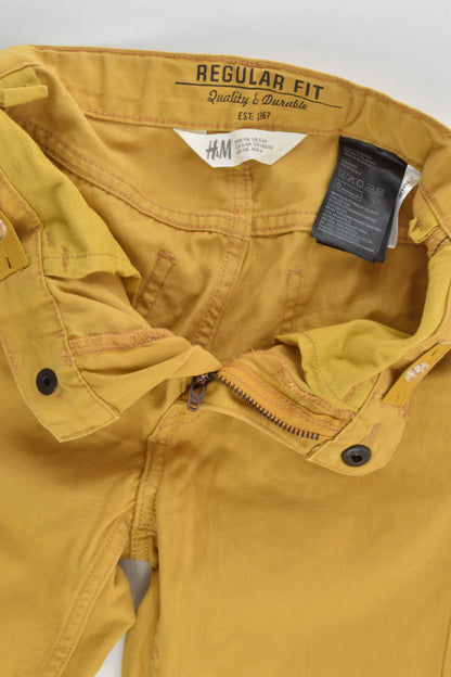 H&M Size 6 (116 cm) Regular Fit Mustard Pants