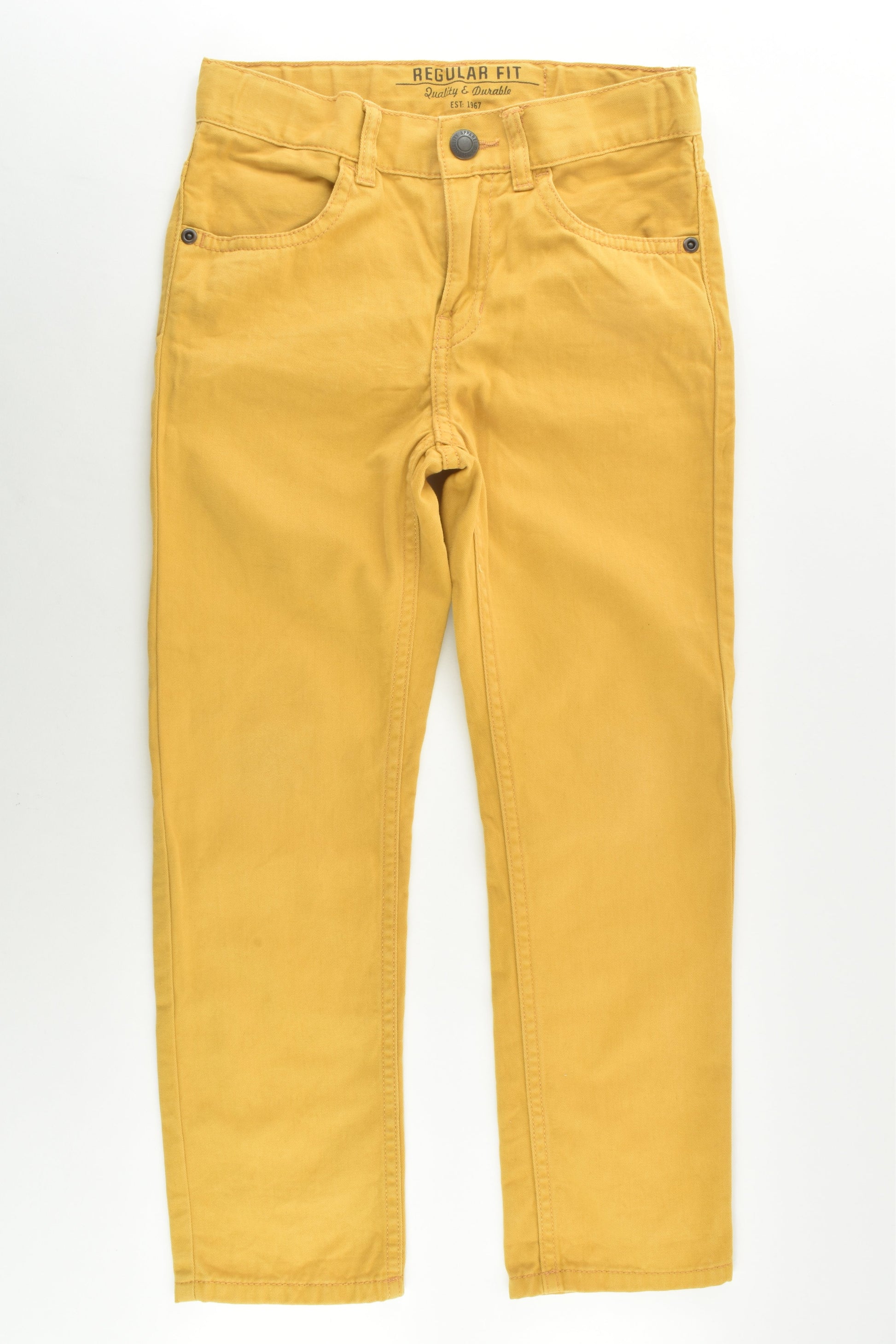 H&M Size 6 (116 cm) Regular Fit Mustard Pants