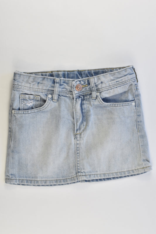 H&M Size 6 (116 cm) Soft Denim Skirt