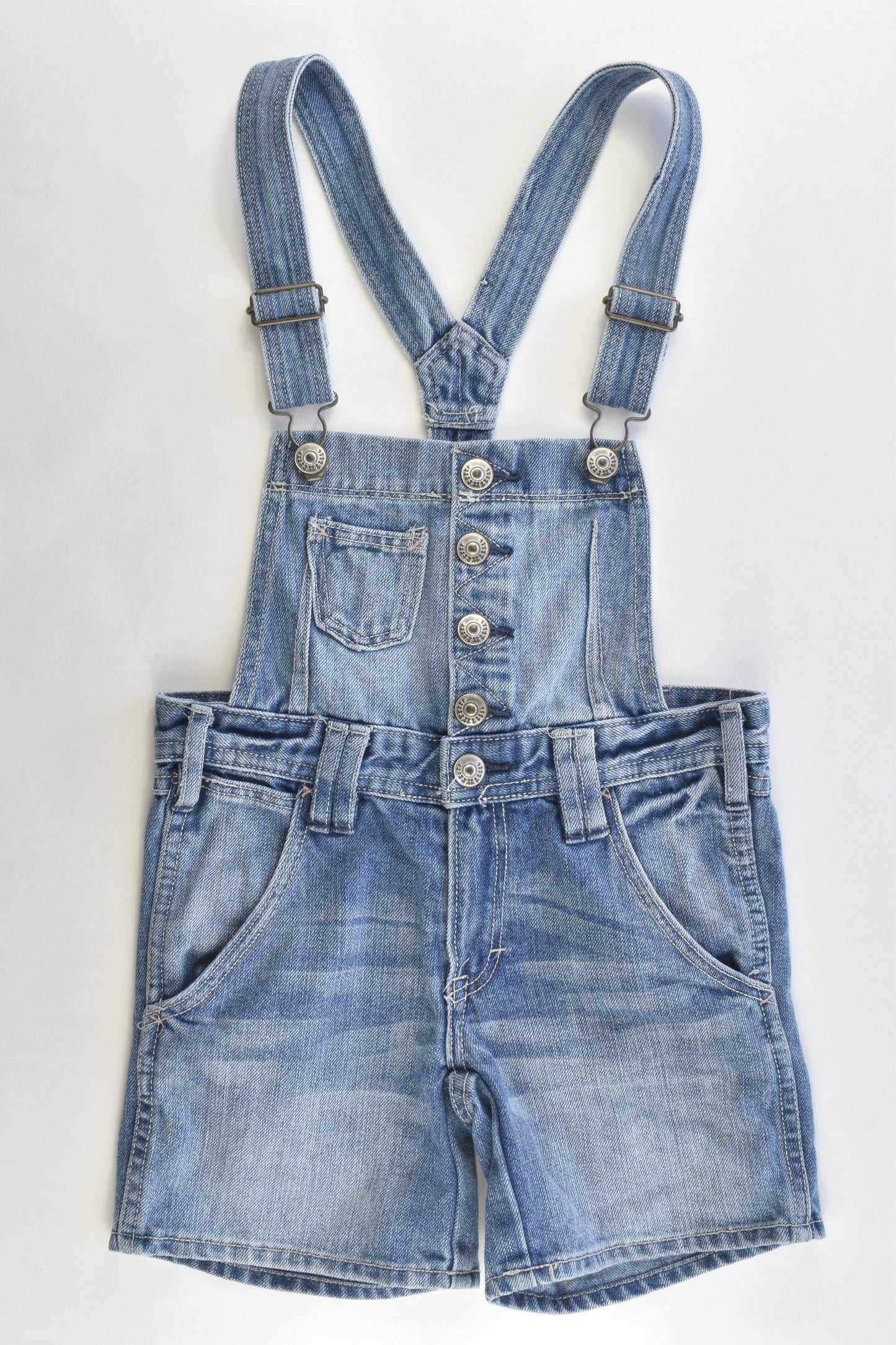 H&M Size 6-7 (122 cm) Denim Short Overalls