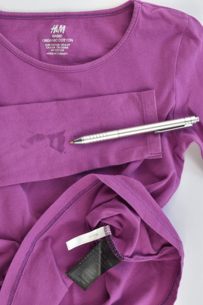 H&M Size 6-8 (122/128 cm) Organic Cotton Top
