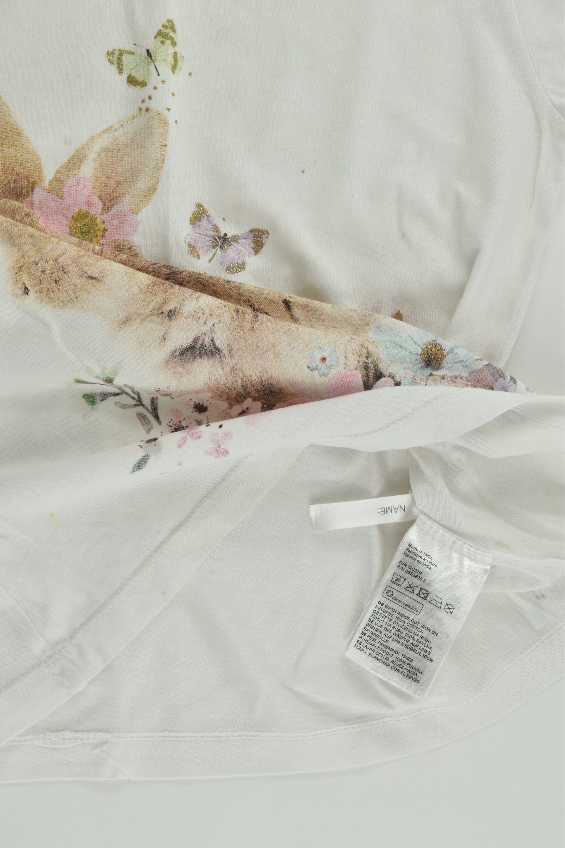 H&M Size 7-8 (122/128 cm) Bunny T-shirt