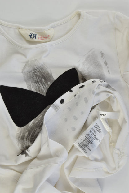 H&M Size 7-8 (122/128 cm) Bunny Top