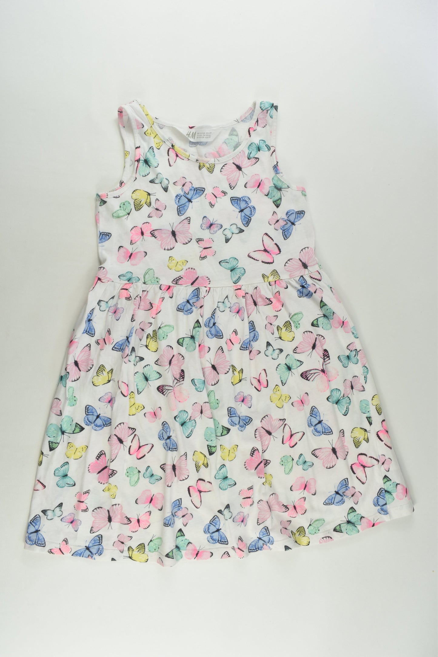 H&M Size 7-8 (122/128 cm) Butterflies Dress
